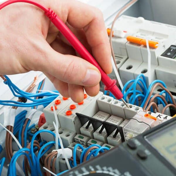Coleman Electrical electrician completing an installation