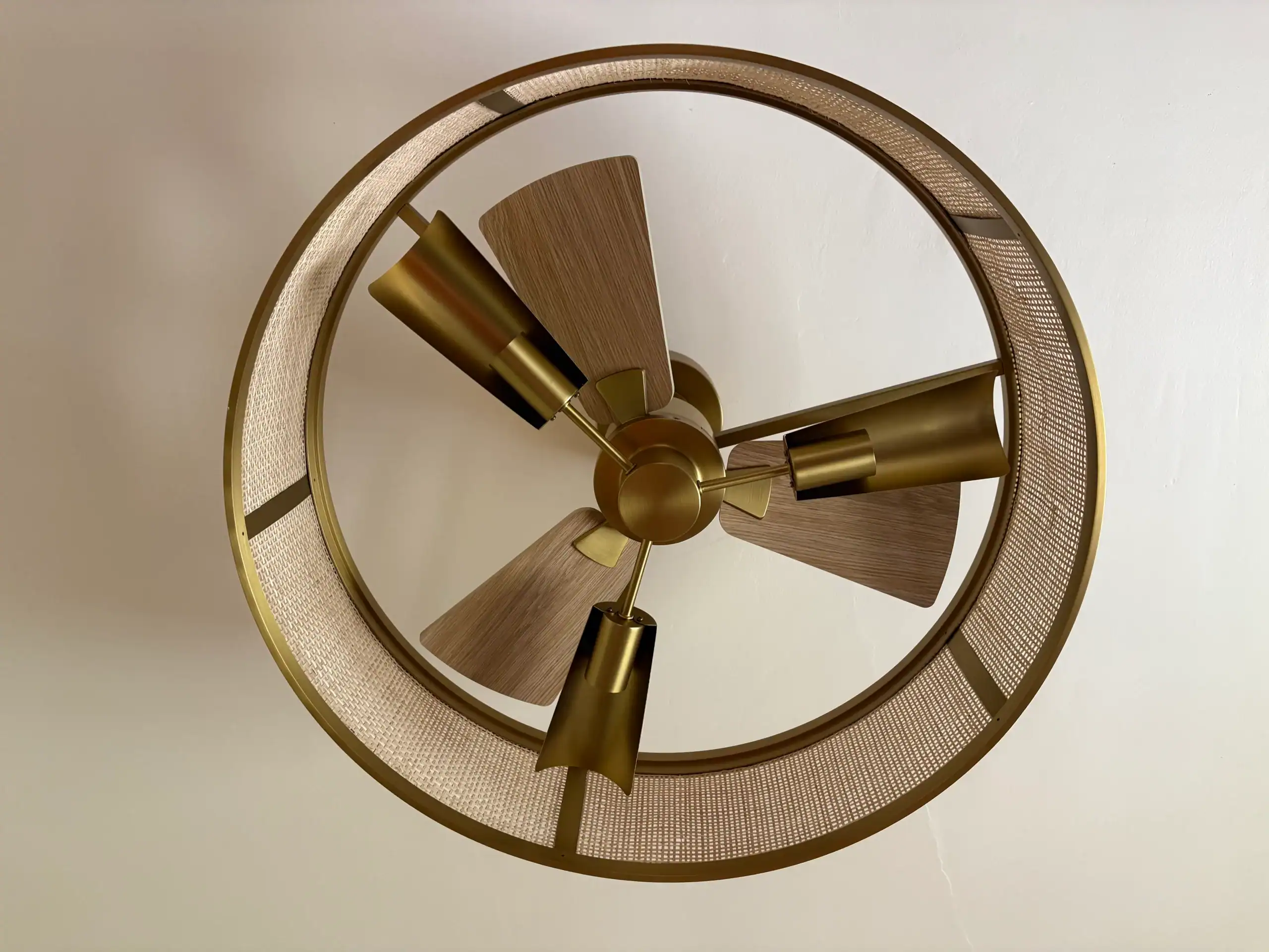 Ceiling fan installed by Coleman Electrical in a Balmain home