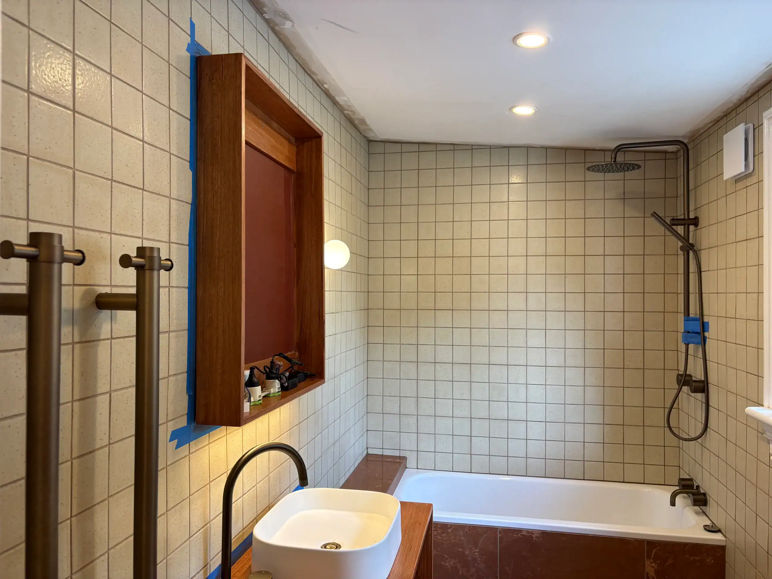 Completed electrical installation in Rozelle