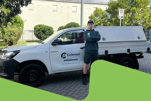 CCTV security camera installed on a Sydney property by Coleman Electrical
